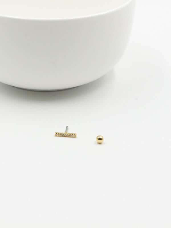 بيرسنق تيفاني للشفايف بيرسنق tiffany