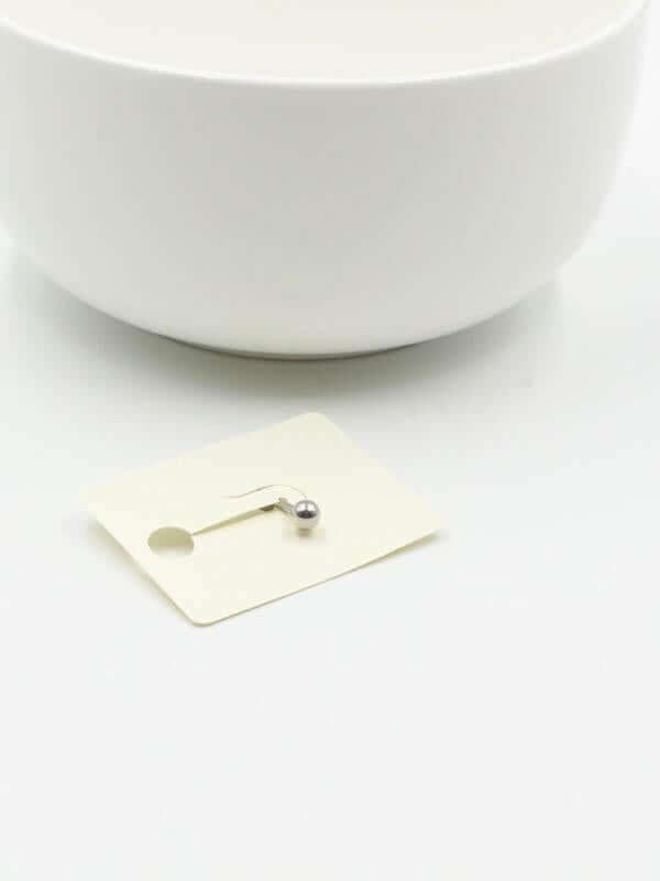 بيرسنق فص كريستال صغير للشفايف بيرسنق متوفر 2 لون