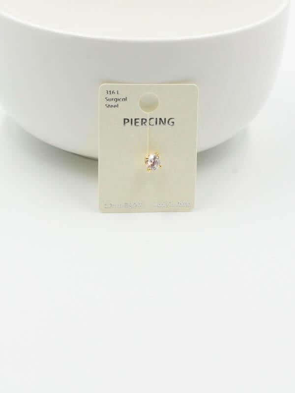 بيرسنق فص ناعم للشفايف بيرسنق متوفر 2 لون ذهبي