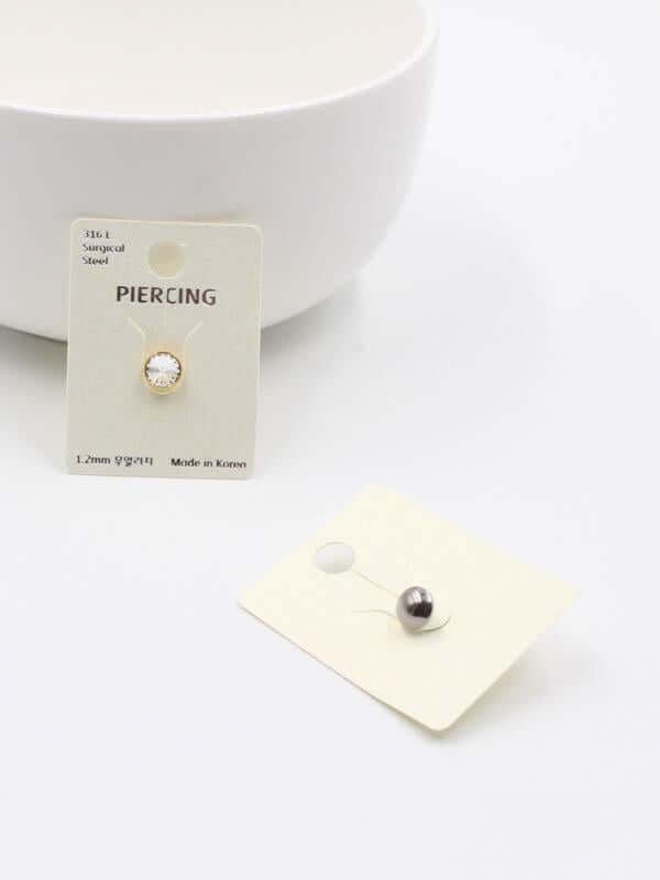 بيرسنق سوارفسكي للشفايف بيرسنق متوفر 2 لون