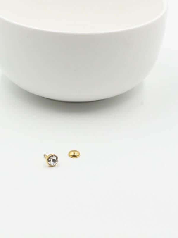 بيرسنق سوارفسكي للشفايف بيرسنق متوفر 2 لون