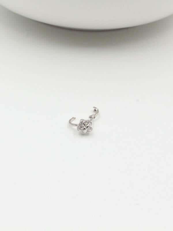 بيرسنق حلق فرده واحده نجمة بيرسنق متوفر 2 لون