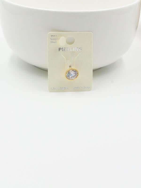 بيرسنق شفة فص كبير بيرسنق متوفر 2 لون ذهبي