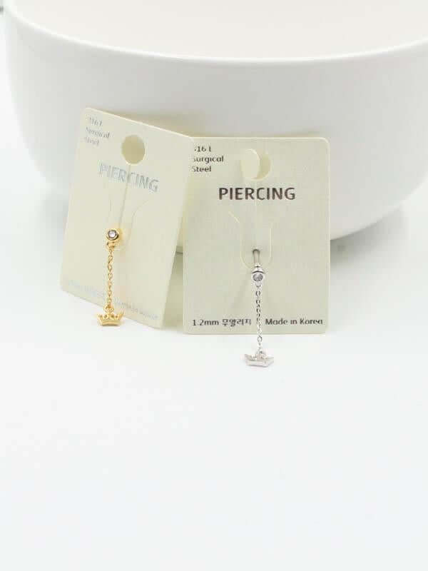 بيرسنق شفه كراون وذ شاين بيرسنق متوفر 2 لون