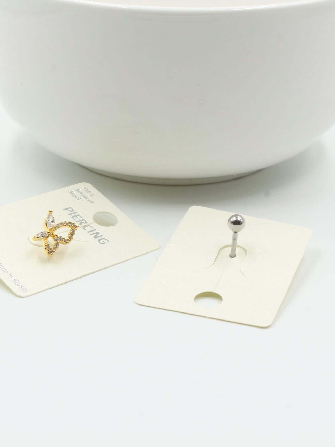 بيرسنق زركون فراشة بيرسنق متوفر 2 لون