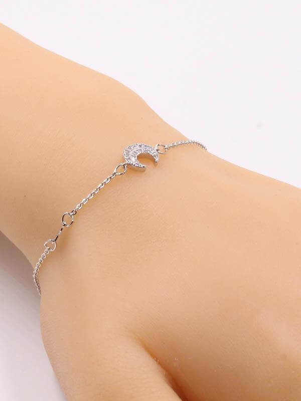 اسوارة ناعمة هلال زركون اسواره متوفر 2 لون