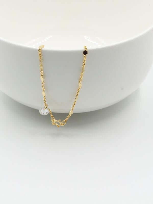 اسوارة نجمة زركون اسواره متوفر 2 لون ذهبي