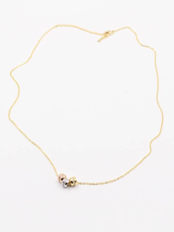 سلسال حلقات ملونه زركون سلسال متوفر 2 لون ذهبي