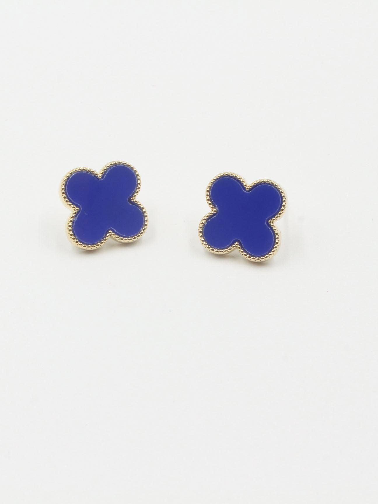 حلق فان كليف مقاس 1.7 سم حلق van cleef ازرق