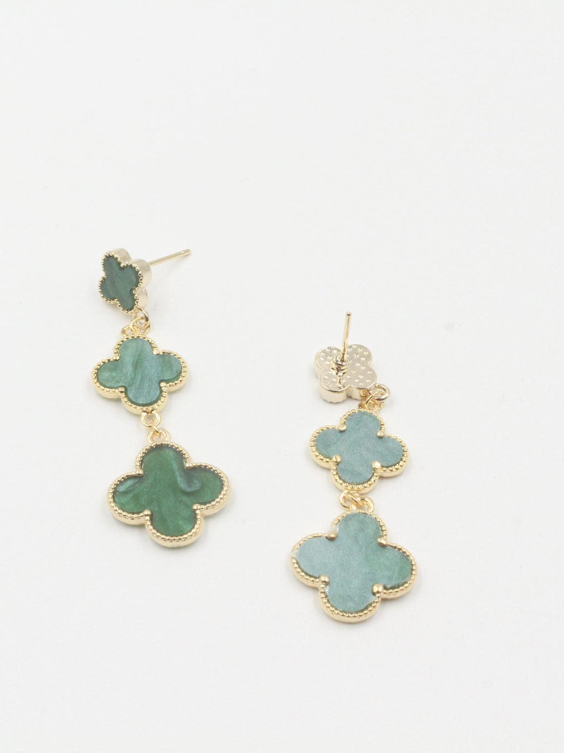 حلق فان كليف ثلاثة وردات حلق van cleef