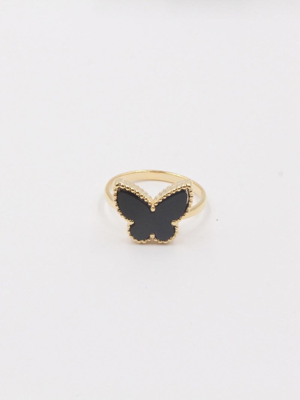 خاتم فان كليف فراشة خواتم van cleef اسود