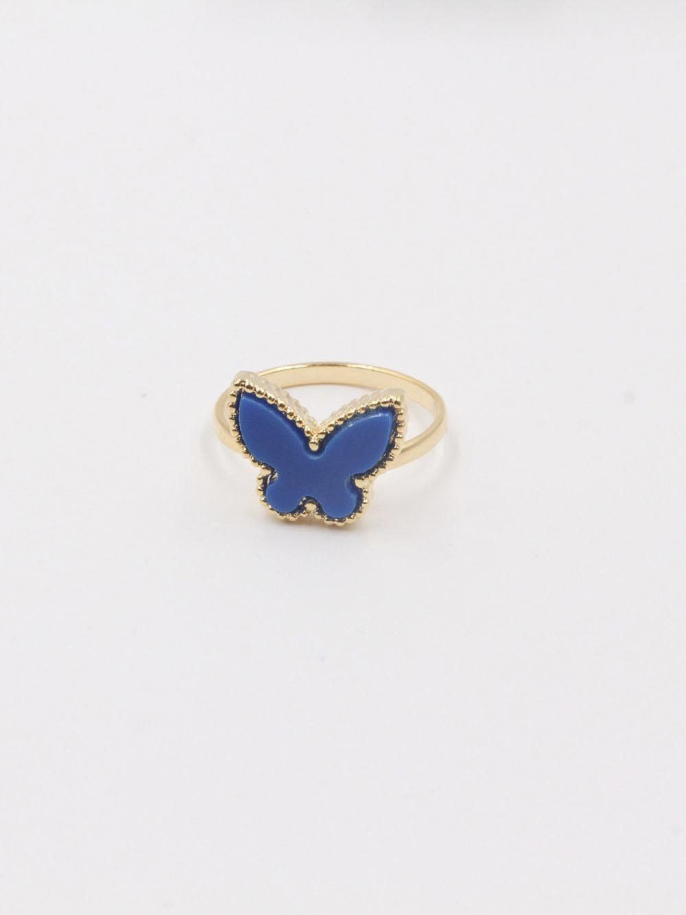 خاتم فان كليف فراشة خواتم van cleef ازرق