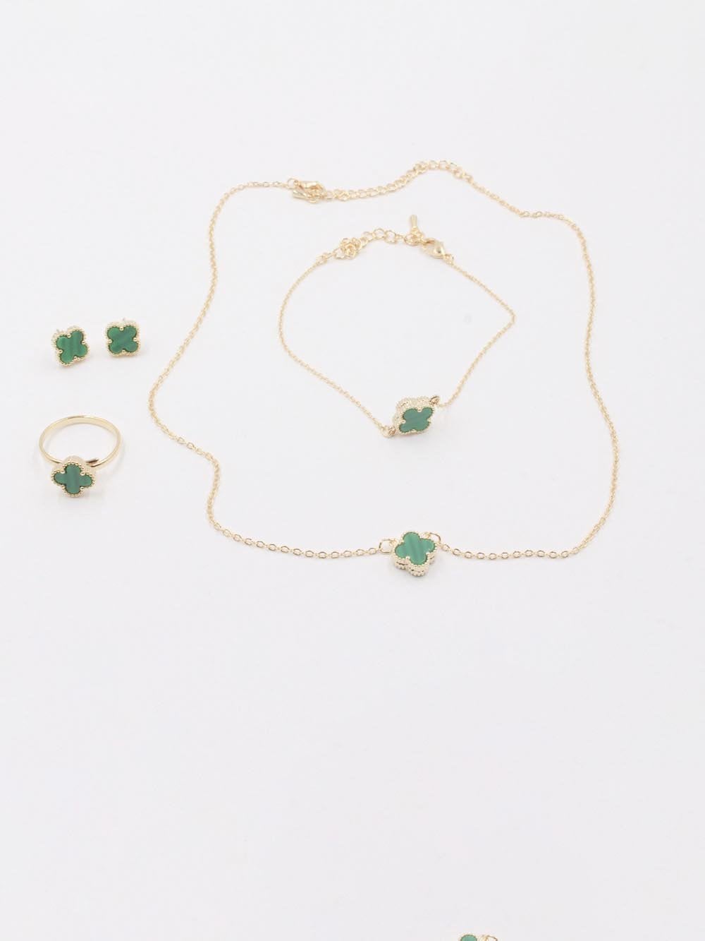 طقم فان كليف الجديد صدف بناتي طقم van cleef اخضر