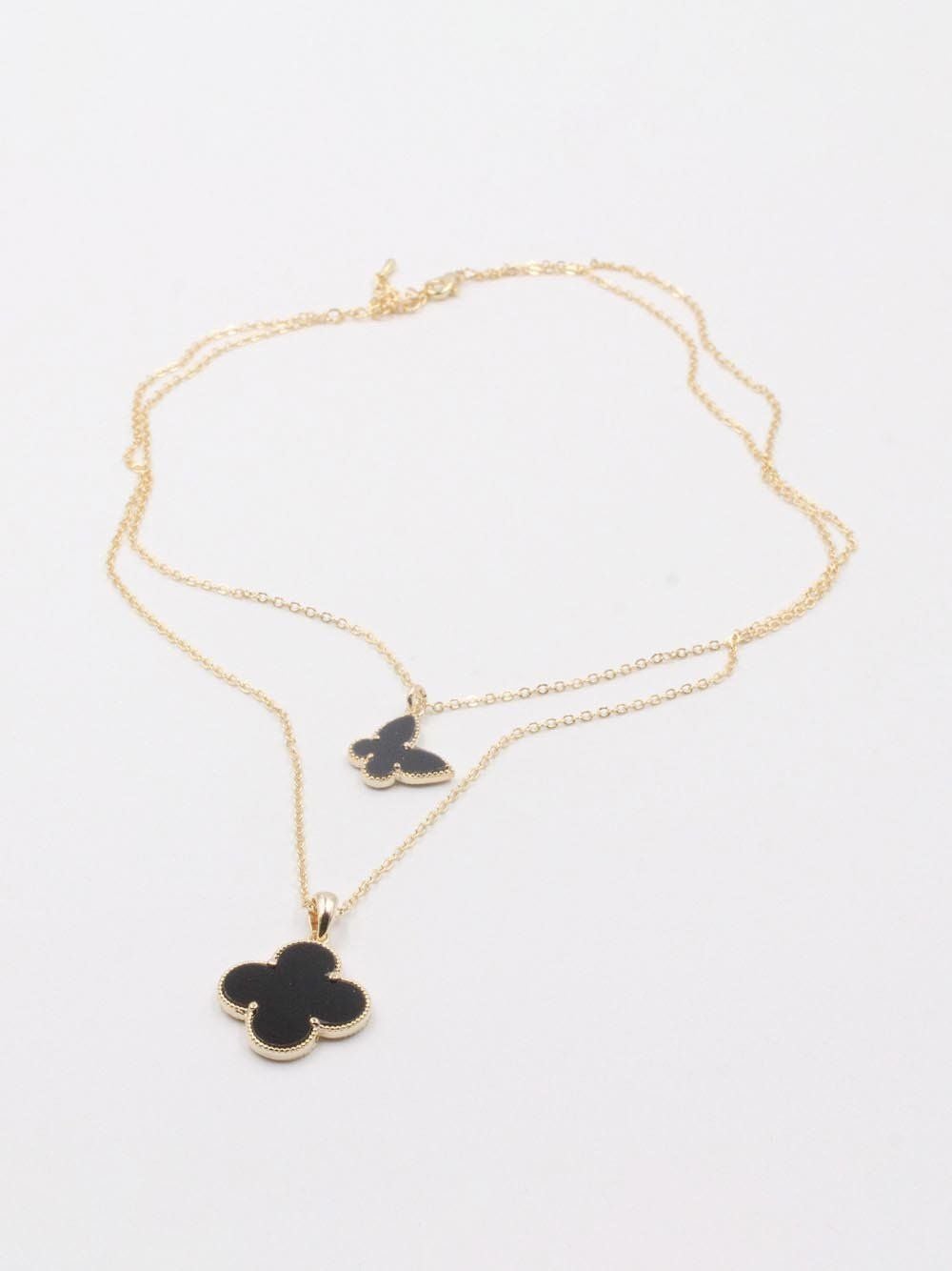 سلسال دورين فان كليف فراشة سلسال van cleef اسود