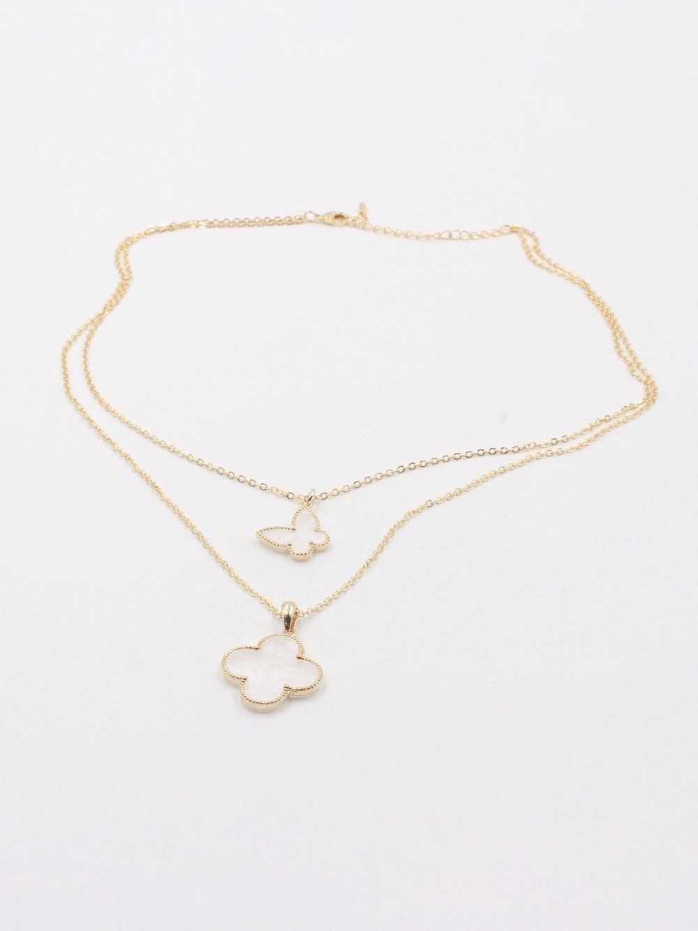 سلسال دورين فان كليف فراشة سلسال van cleef ابيض