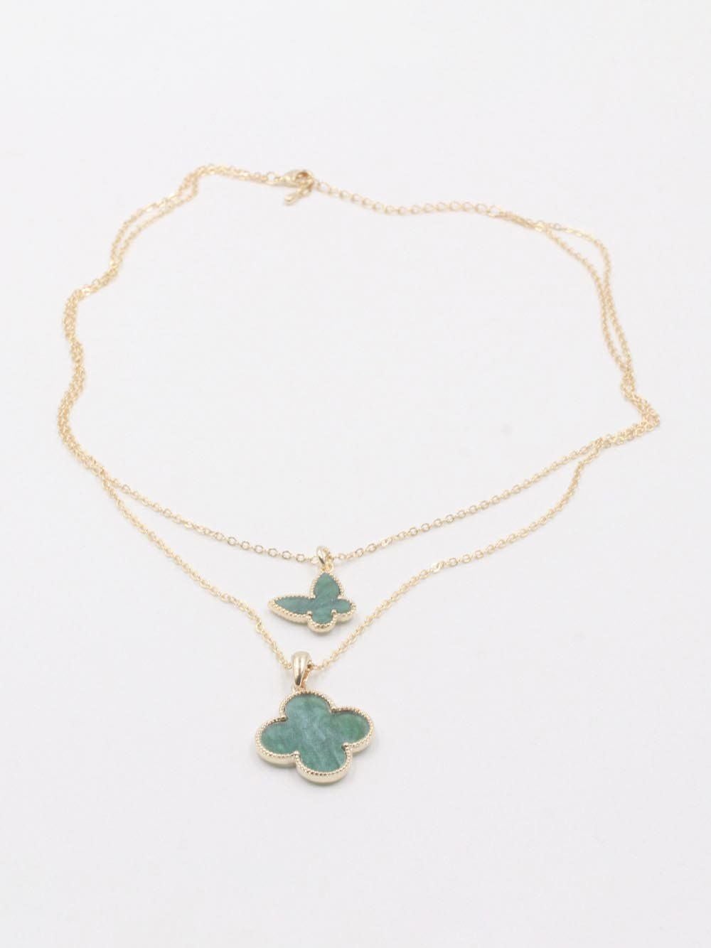 سلسال دورين فان كليف فراشة سلسال van cleef اخضر