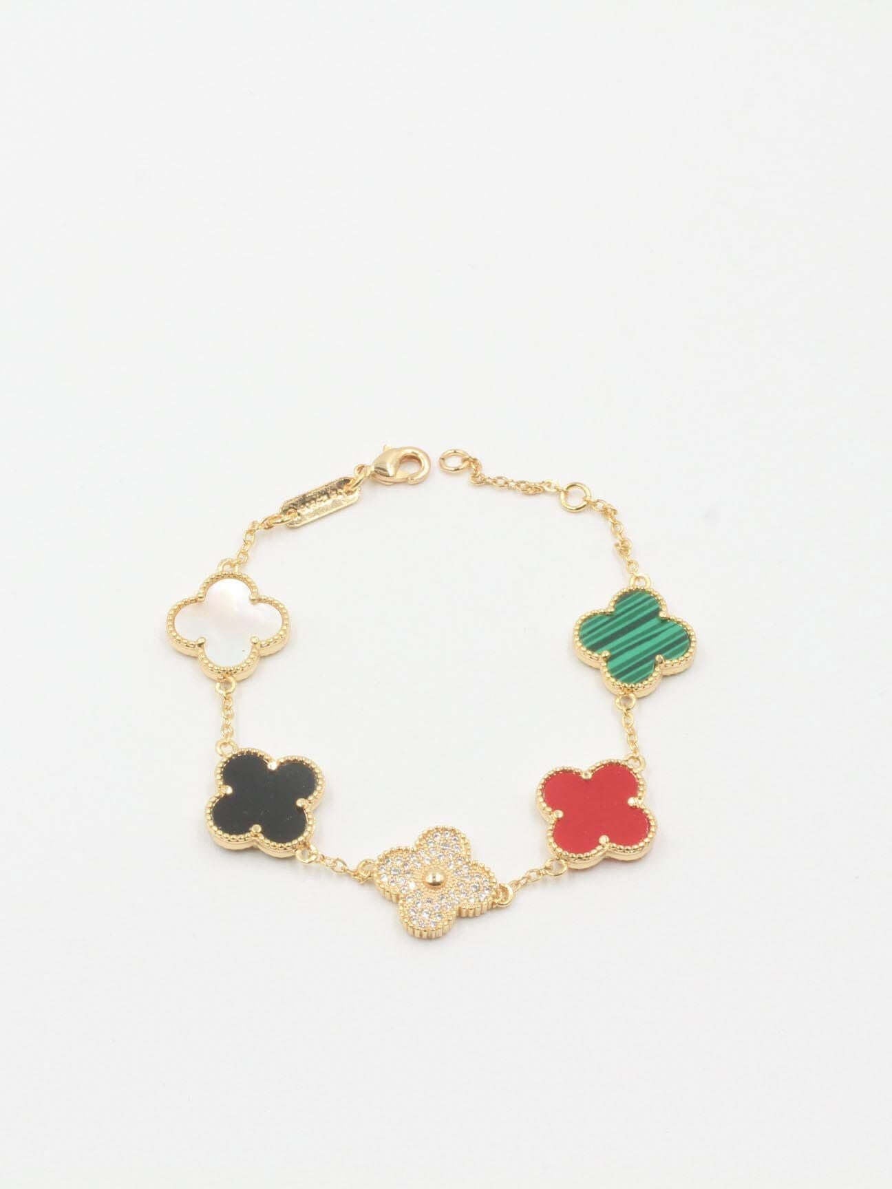 اسواره فان كليف 5 ورود زركون اسواره van cleef ملون