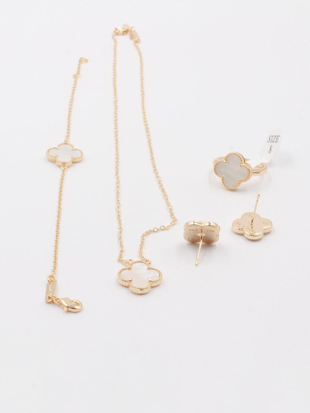 طقم فان كليف صدف 4 قطع اطقم van cleef