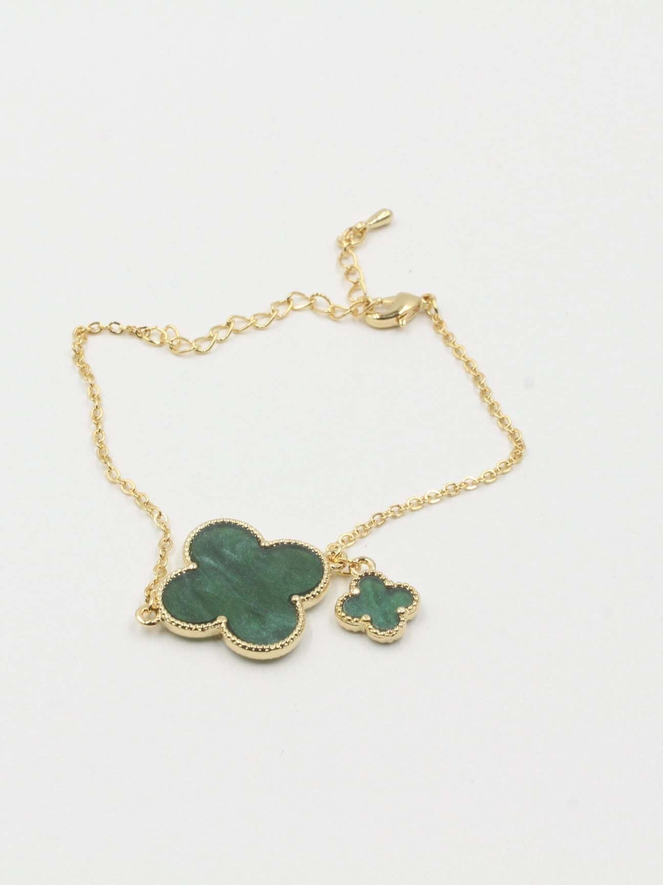 اسواره فان كليف فلاور اند بيبي اسواره van cleef اخضر