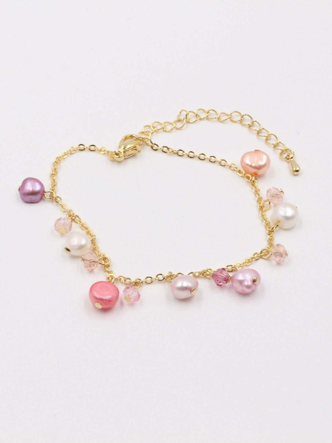 اسوارة لولو واحجار ملونه اسواره متوفر 2 لون ملون