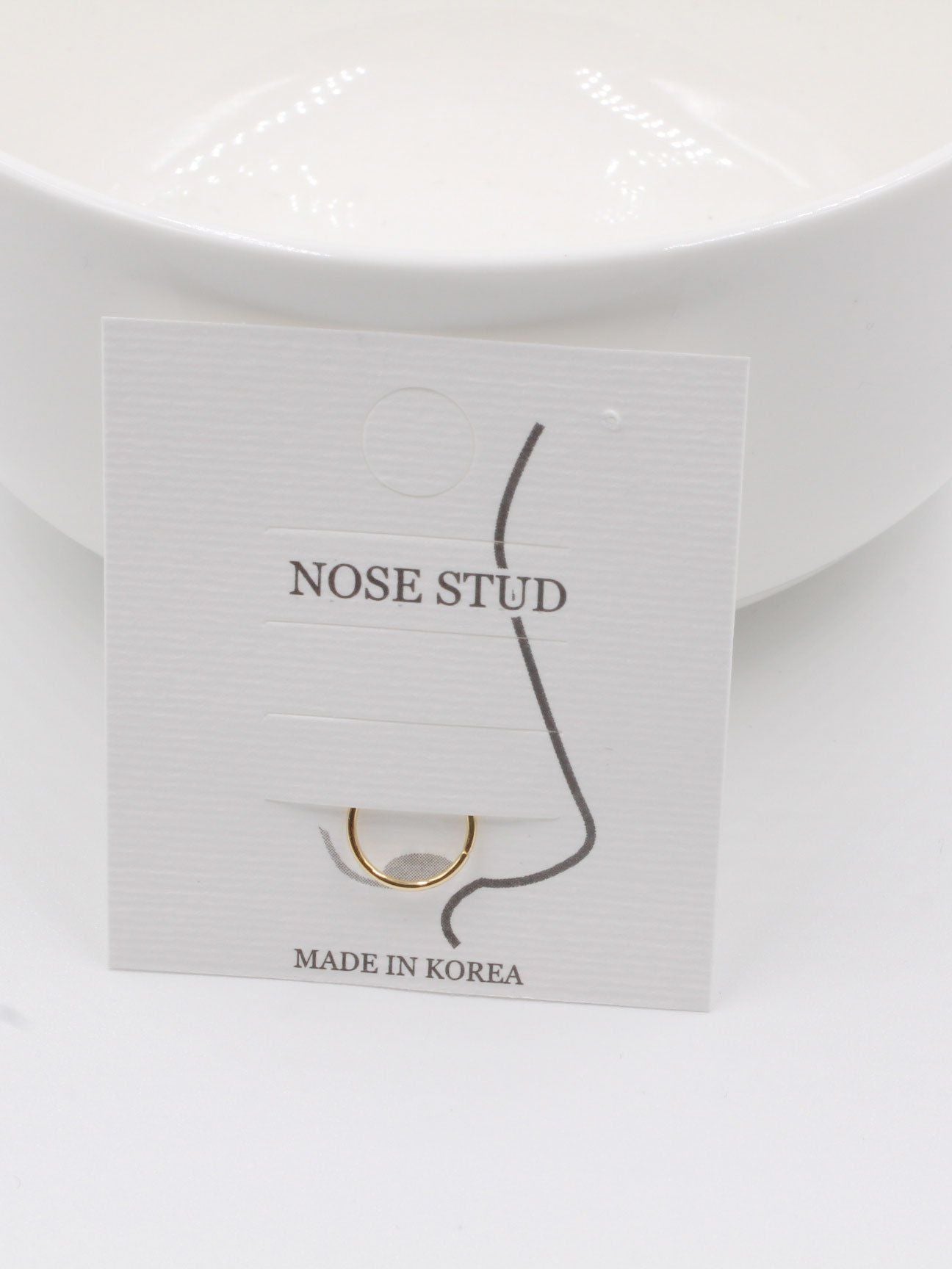 زمام مدور ميتال سادة زمام متوفر 2 لون ذهبي