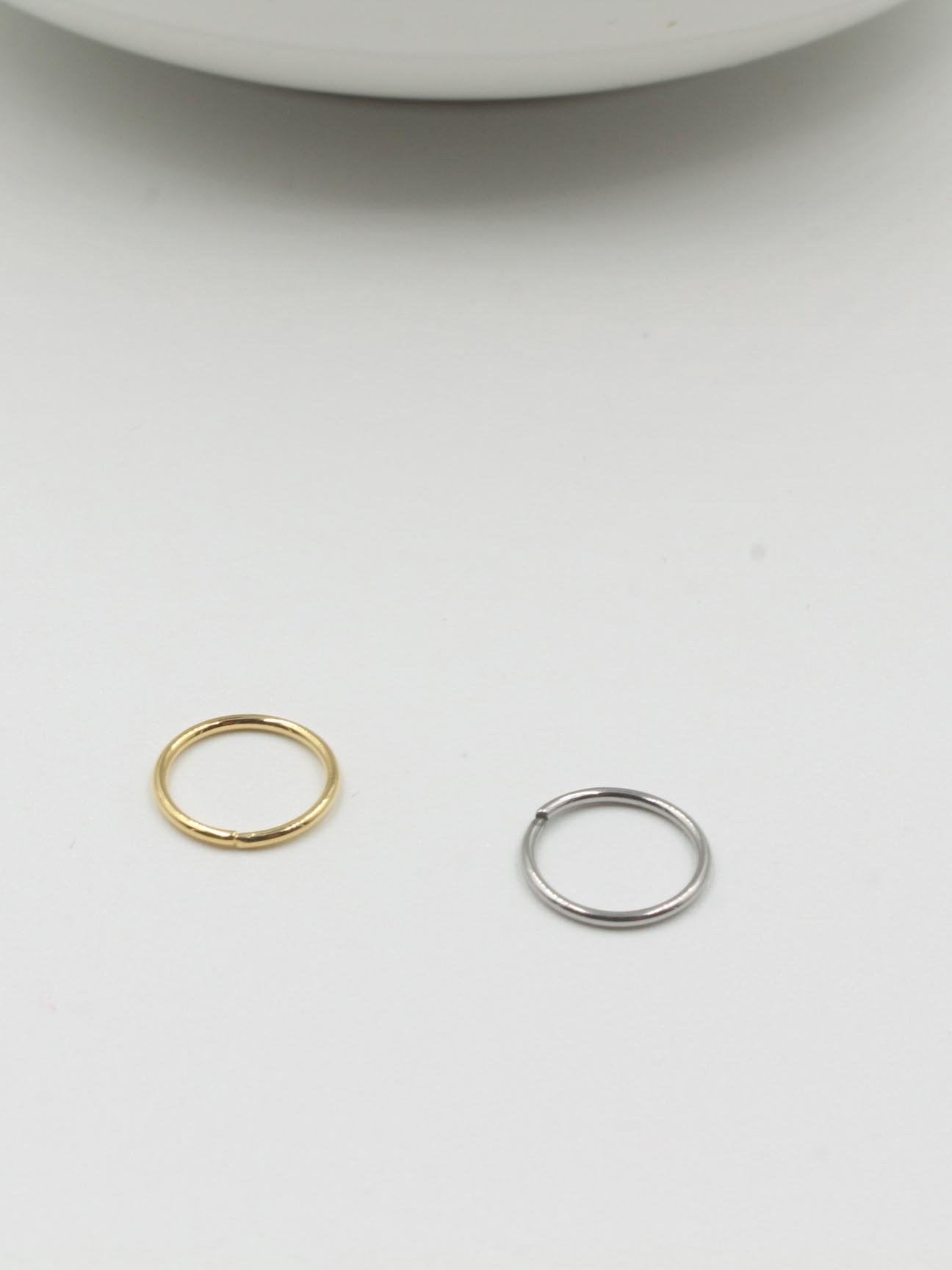 زمام مدور ميتال سادة زمام متوفر 2 لون