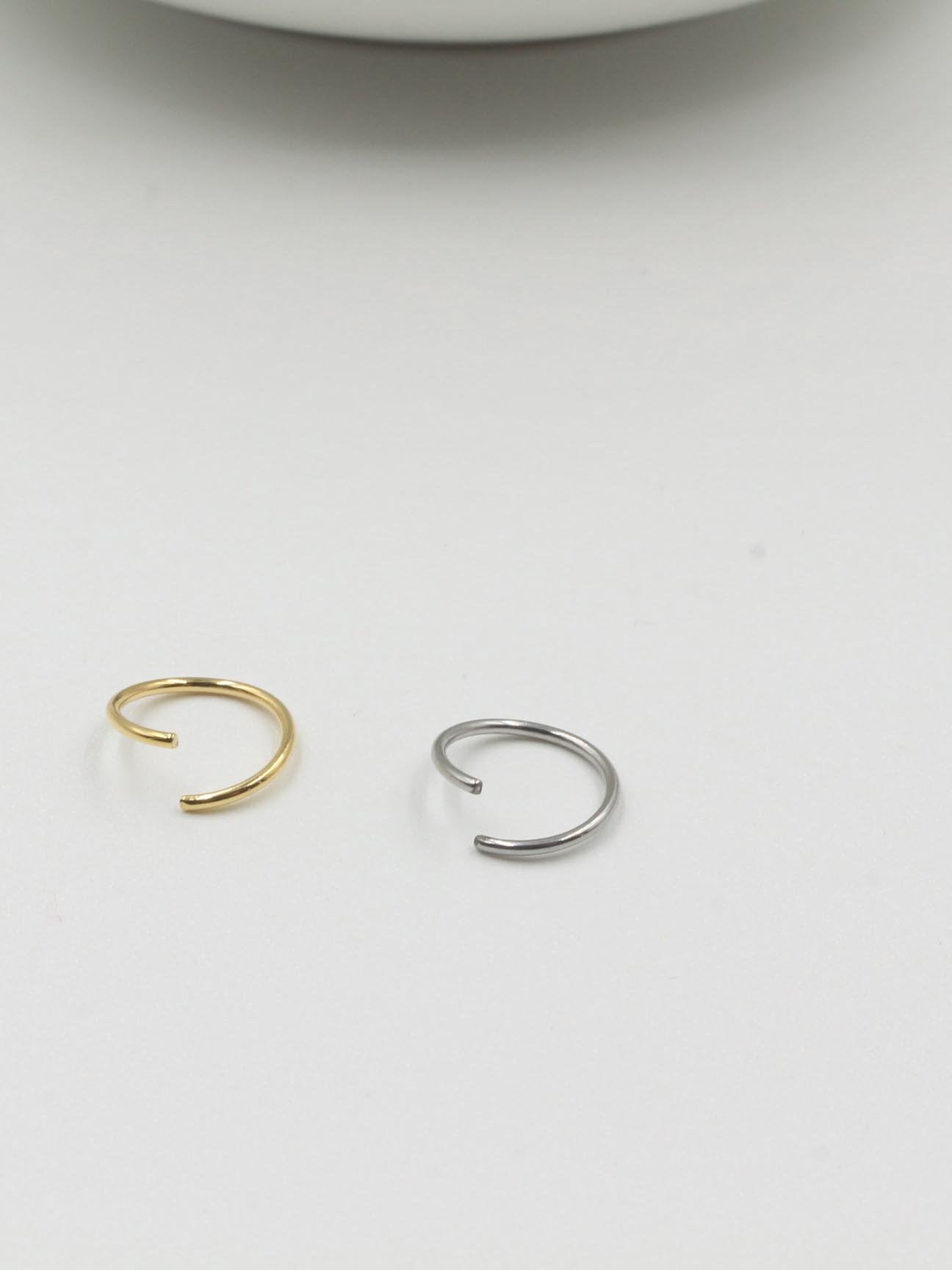 زمام مدور ميتال سادة زمام متوفر 2 لون