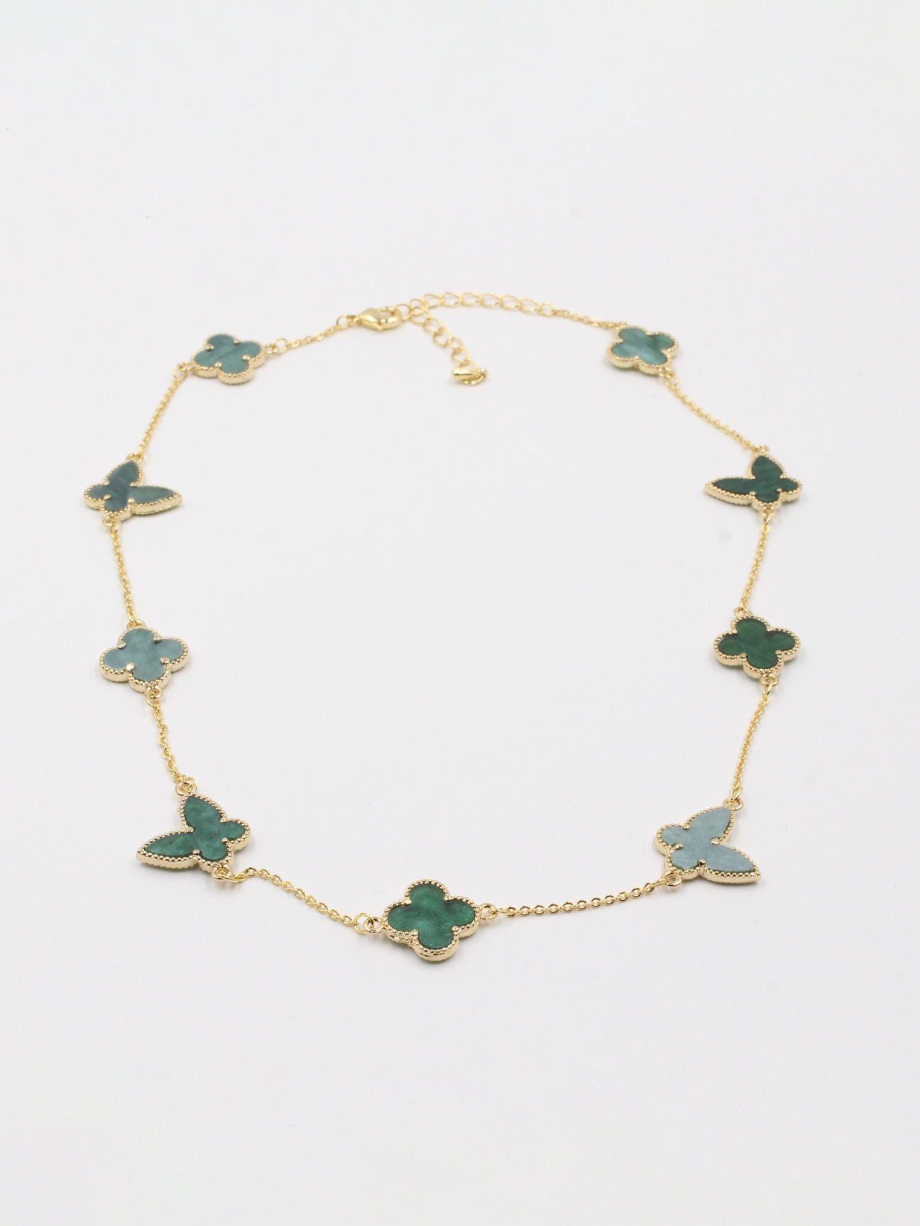 عقد فان كليف فراشة سلسال van cleef