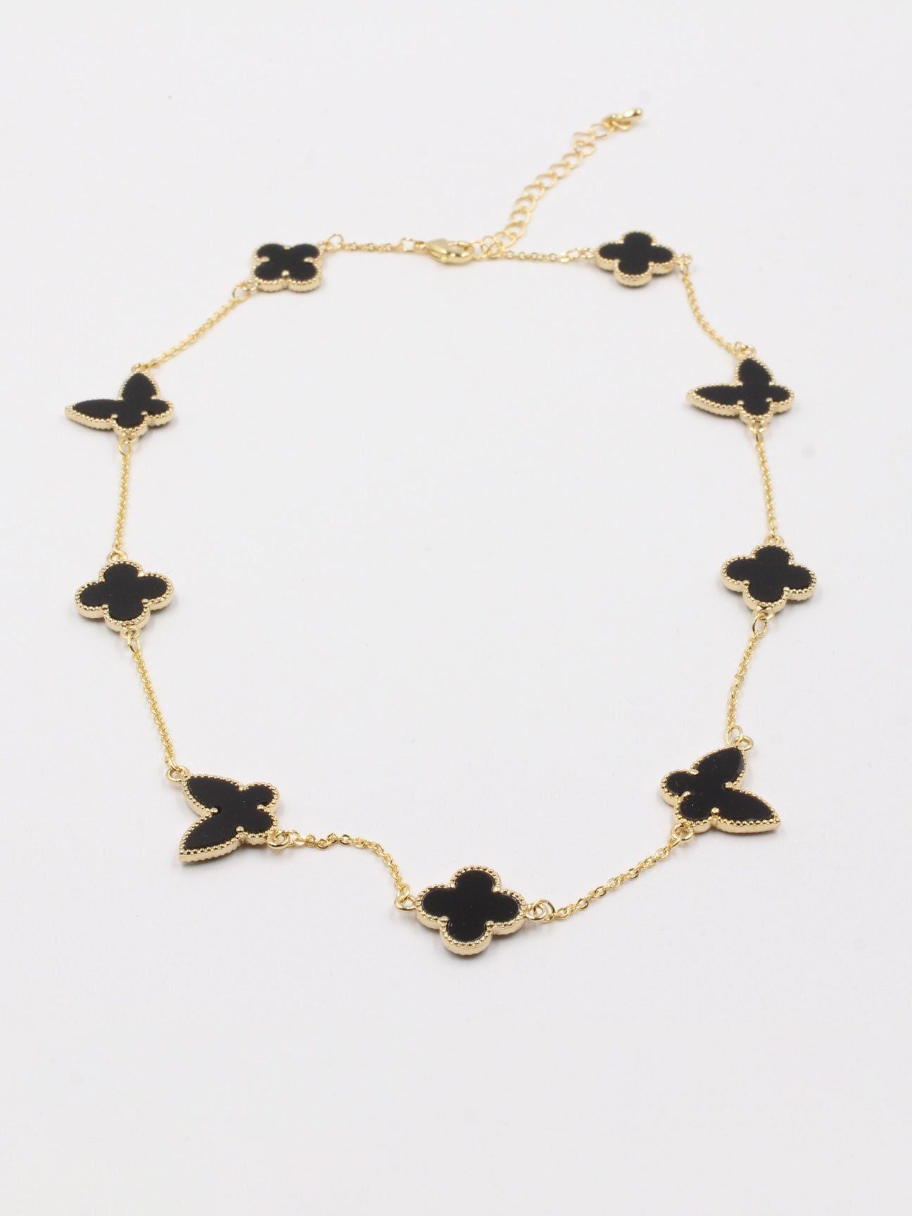 عقد فان كليف فراشة سلسال van cleef اسود