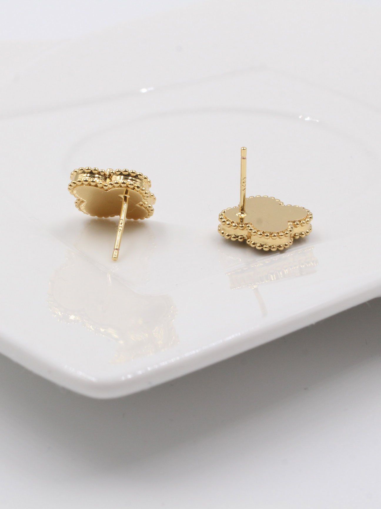 حلق فان كليف حجر طبيعي حلق van cleef