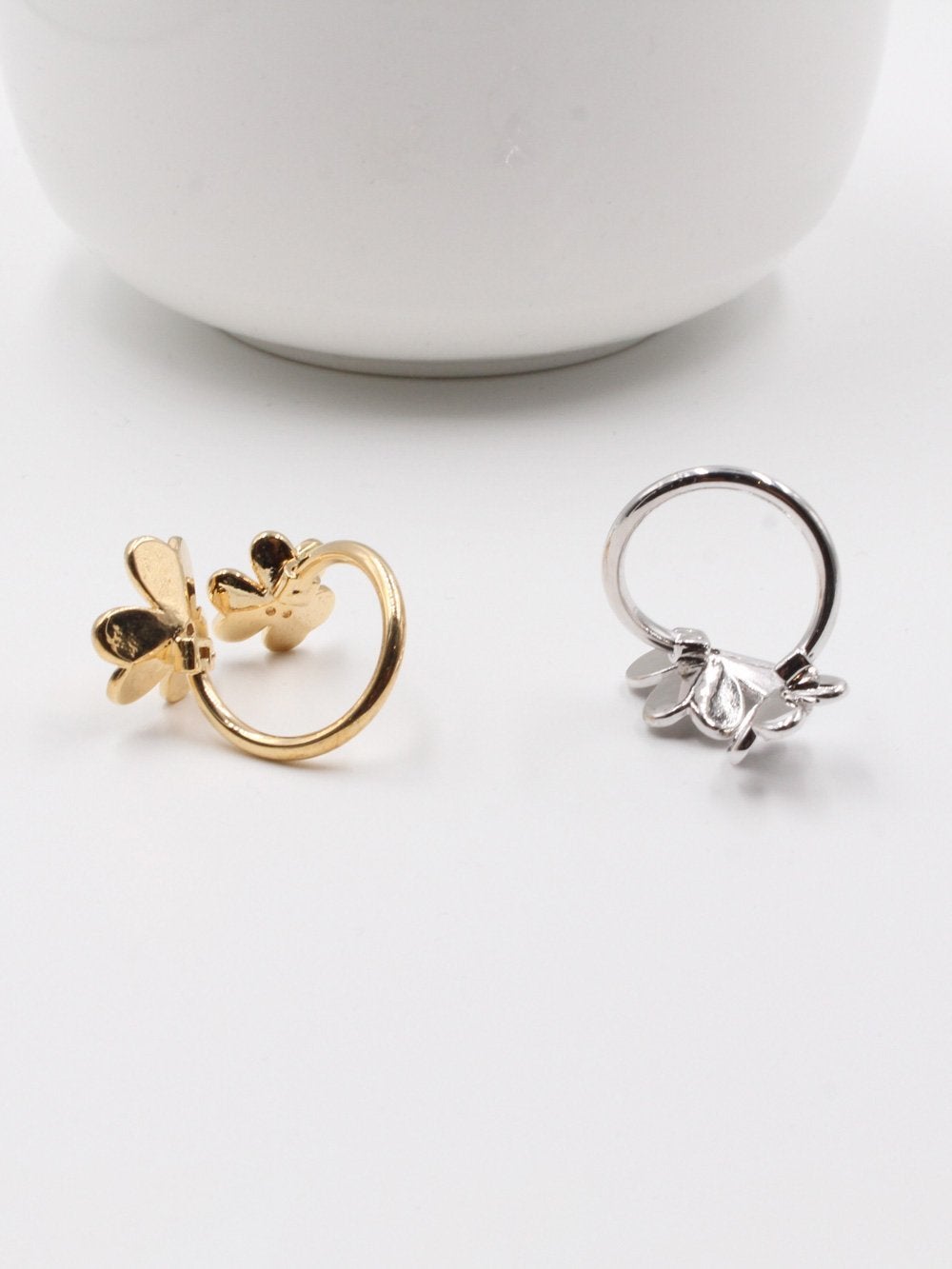 خاتم فان كليف وردتين خواتم van cleef