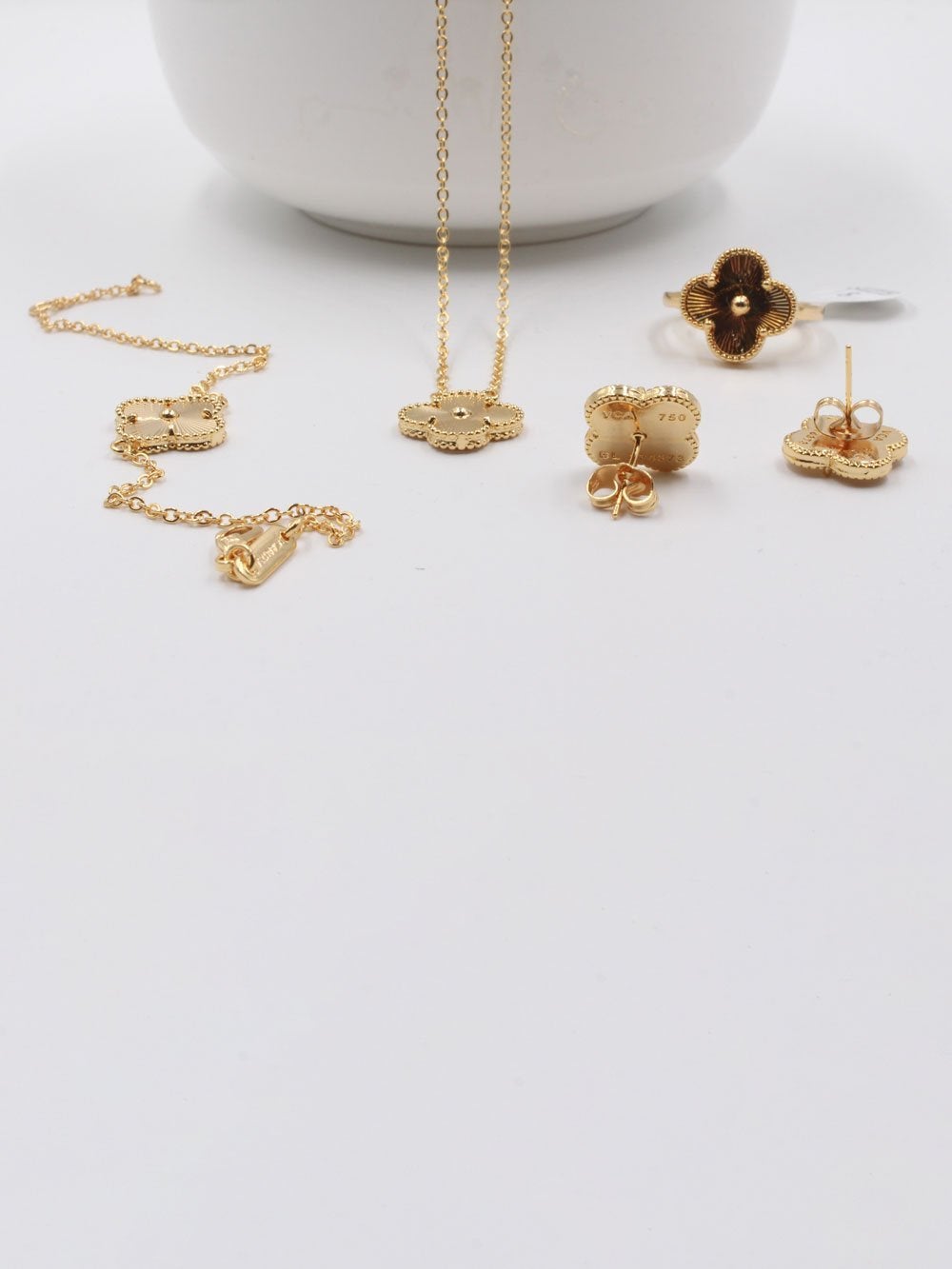 طقم فان كليف قولد ون فلاور اطقم van cleef