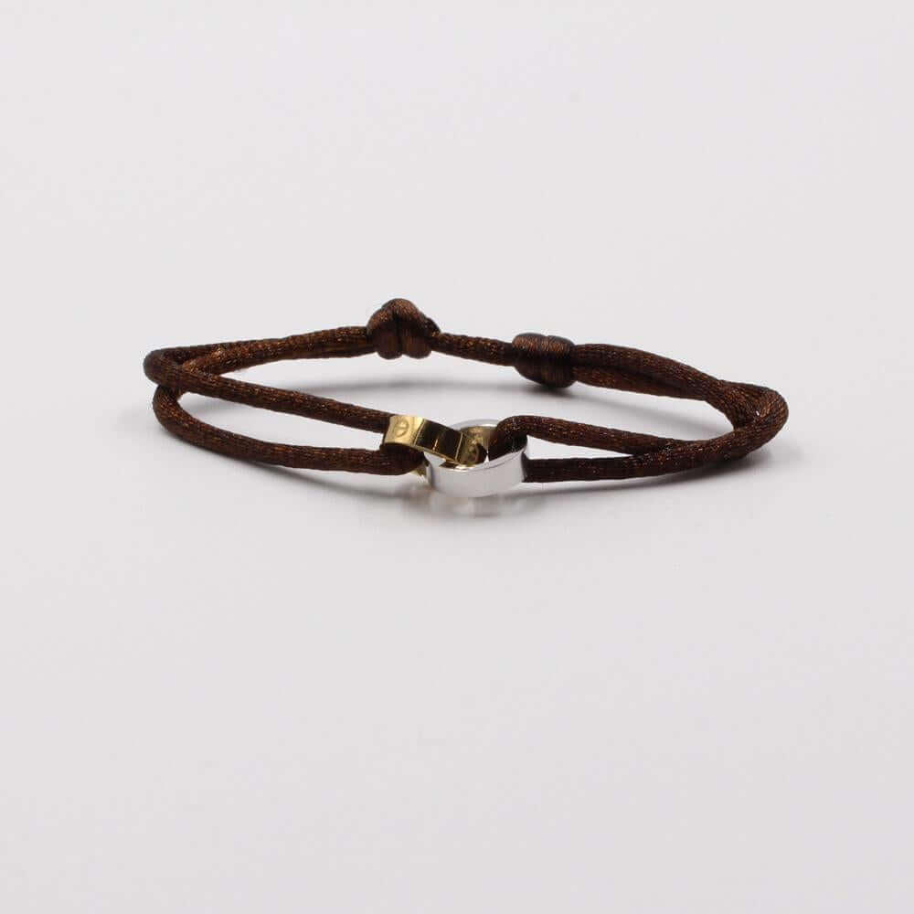 اسواره كارتير ستيل خيط الجديده اسواره متوفر 16 لون بني غامق