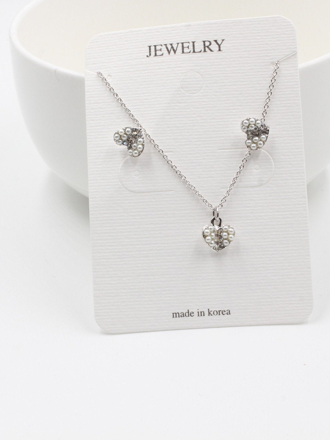 طقم قلب ناعم كريستال ولولو اطقم متوفر 2 لون فضي