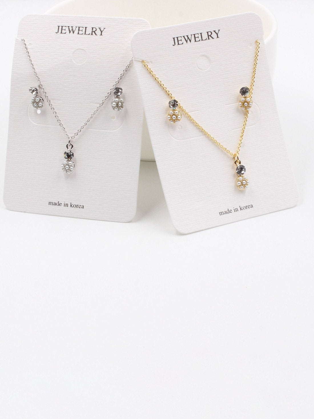 طقم كوري لولو وكرستال مدور اطقم متوفر 2 لون