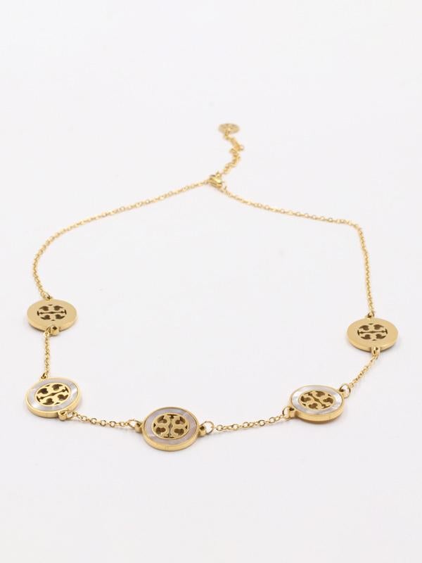 سلسال توري بورش صدف سلسال tory burch ابيض