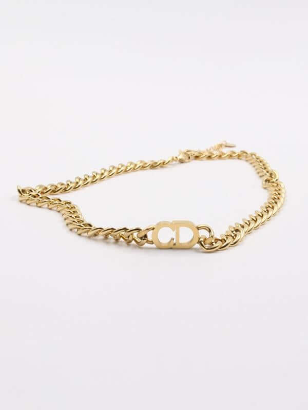 سلسال ديور جنزير ذهبي سلسال dior ذهبي