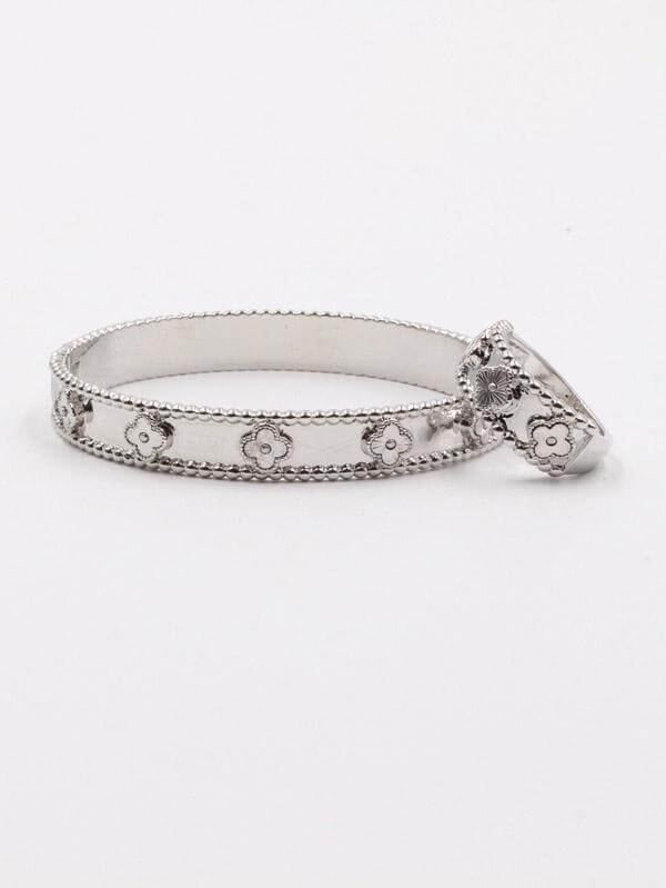 اسواره وخاتم فان كليف قولد فلاورز اسواره van cleef