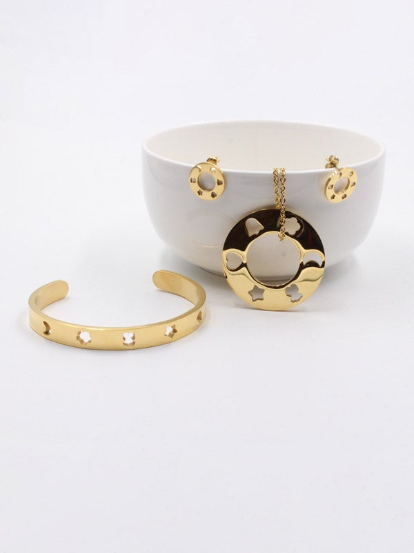 طقم توس 3 قطع اطقم دبدوب ذهبي