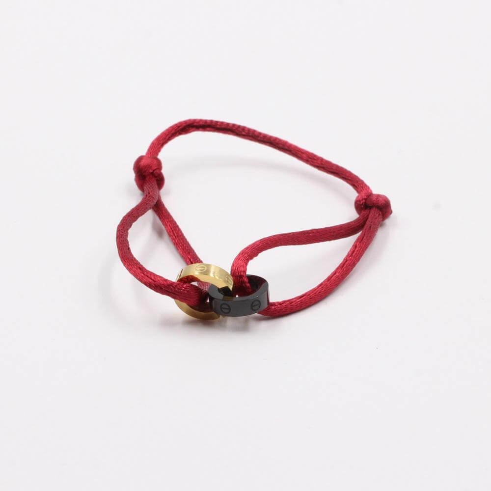 اسواره كارتير ستيل خيط الجديده اسواره متوفر 16 لون عنابي