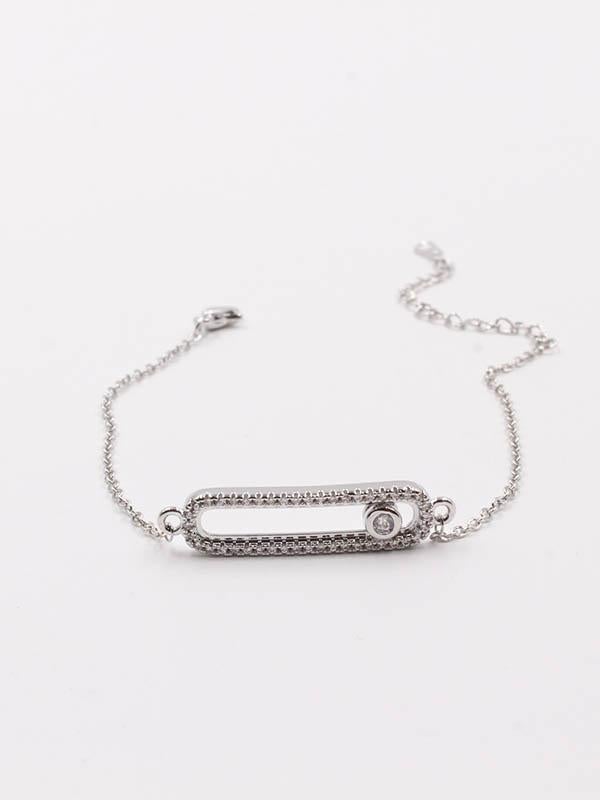 سوارة ميسيكا زركون messika فضي