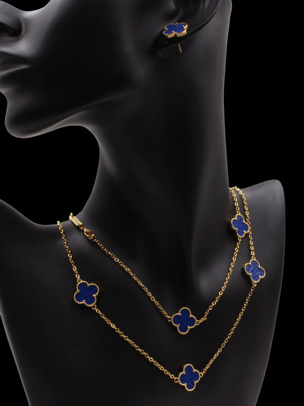 طقم فان كليف طويل - درجة اولى اطقم van cleef ازرق