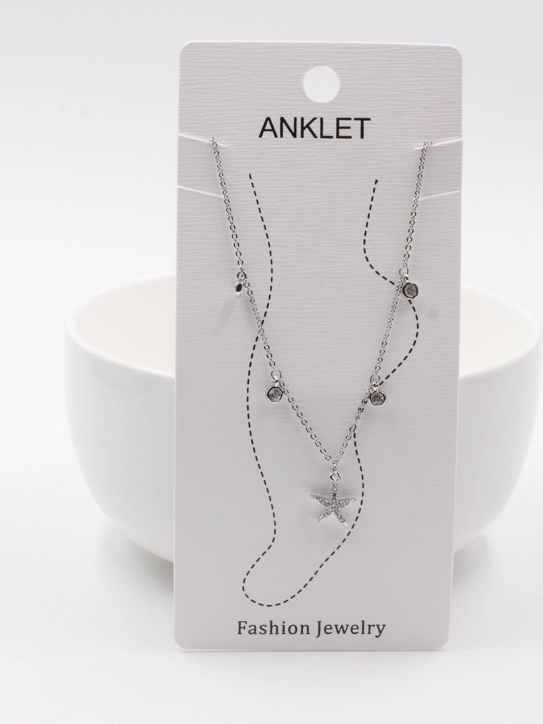 خلخال للرجل نجمة زركون خلاخل موقع جويل فضي