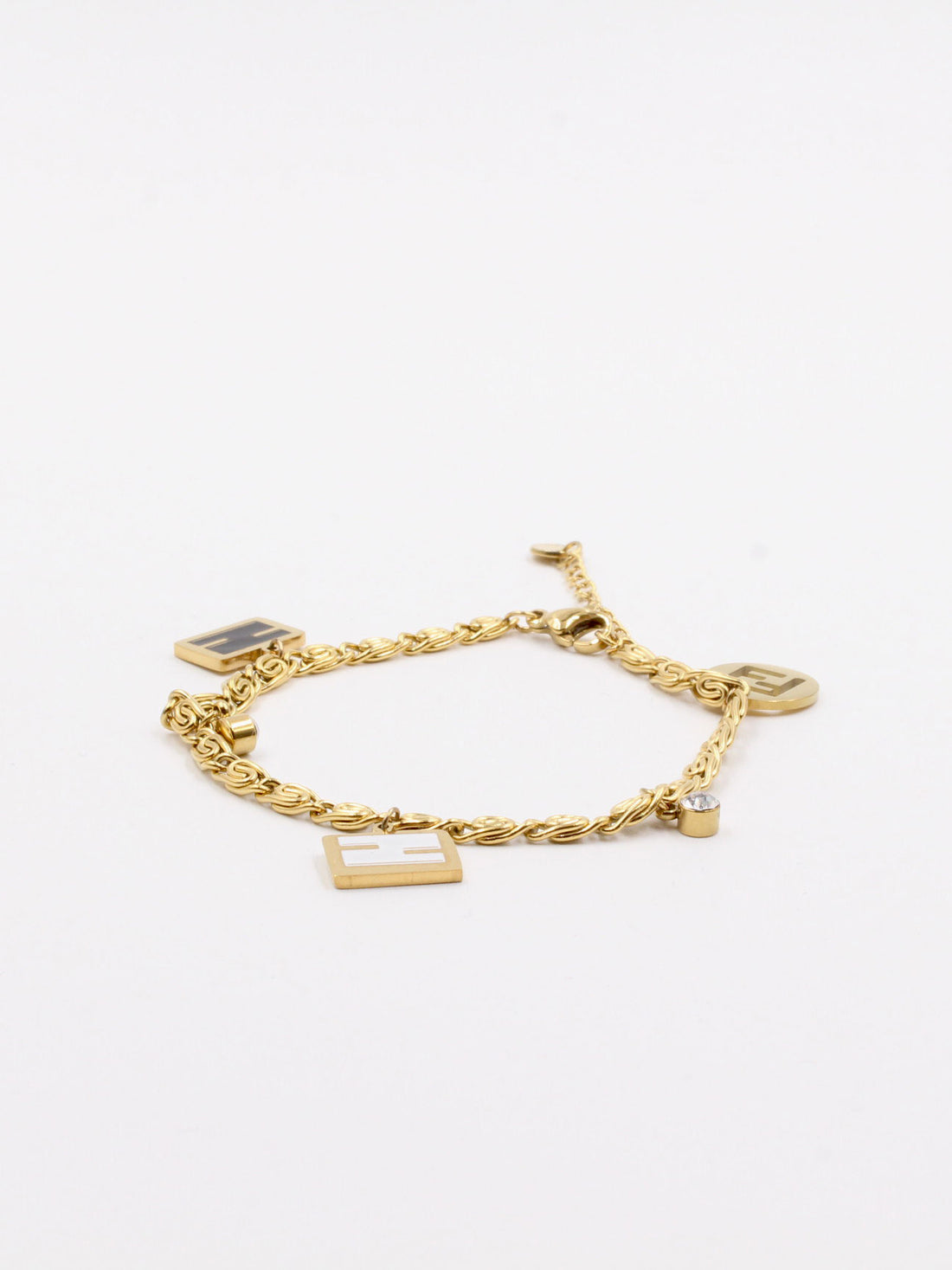 soft fendi bracelet -أسوارة فندي ناعمه اسواره fendi ذهبي