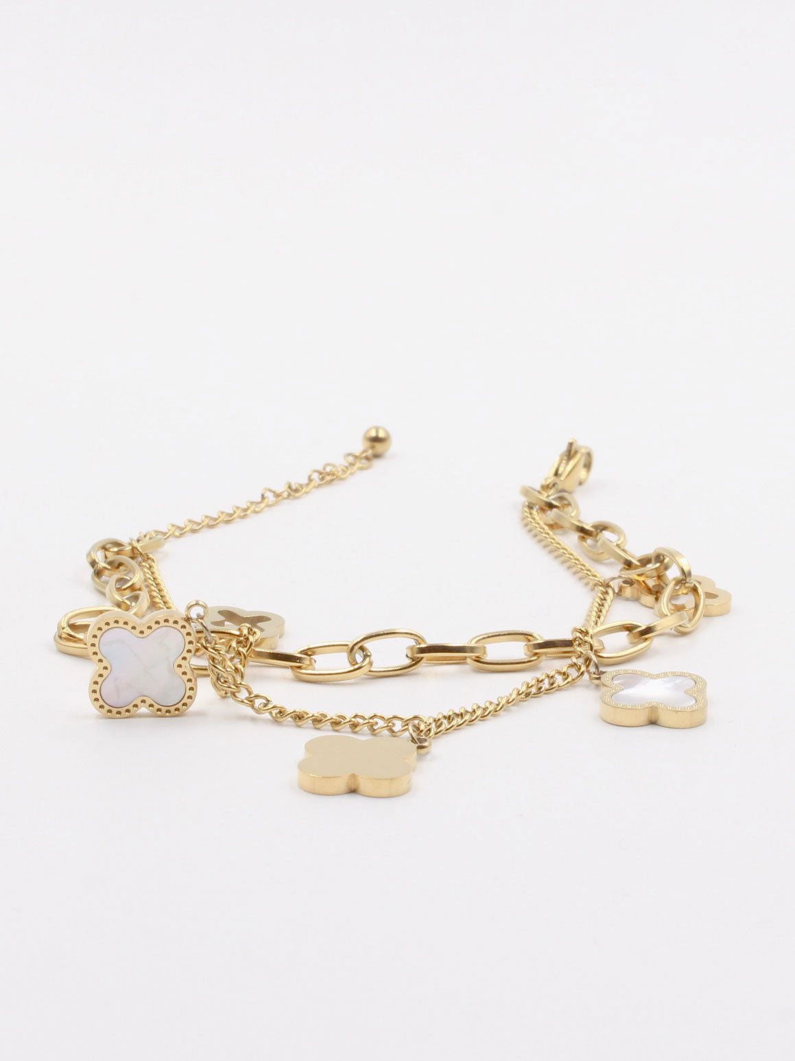 Van Kleipf soft bracelet, two layers - أسوارة فان كليبف ناعمة طبقتين اسواره van cleef