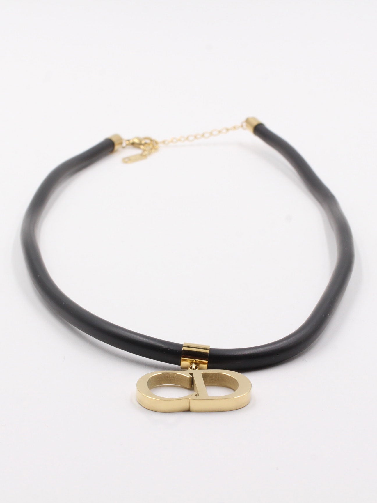 Dior black necklace - سلسال ديور أسود سلسال dior