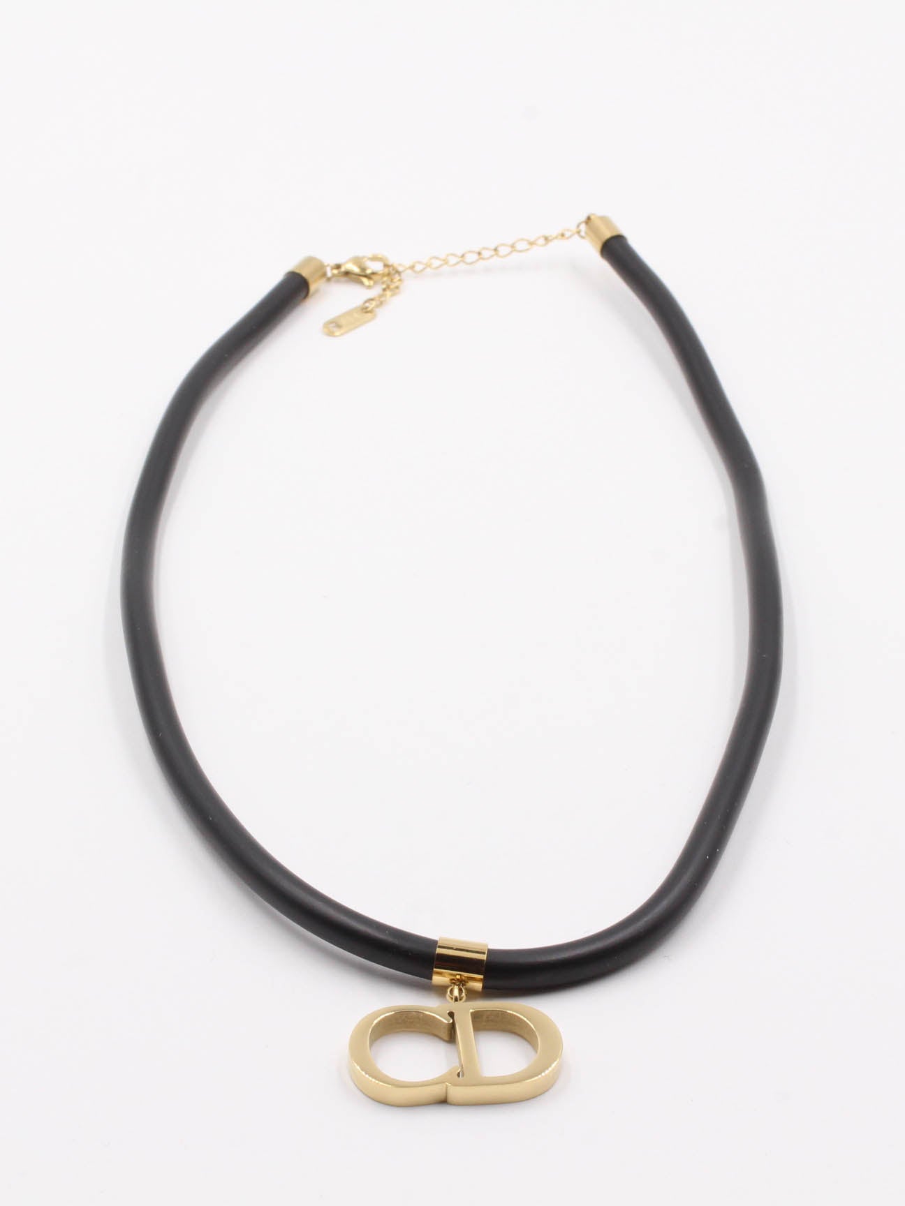 Dior black necklace - سلسال ديور أسود سلسال dior أسود