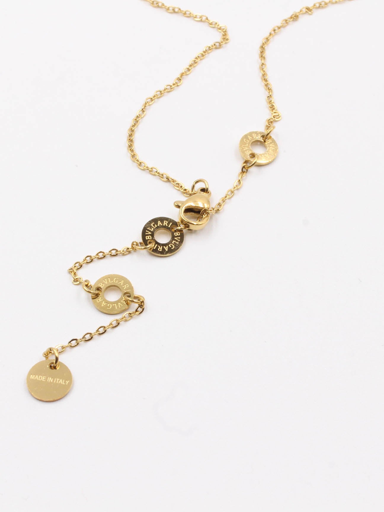 bulgari gold necklace - سلسال بولغاري ذهبي سلسال bvlgari