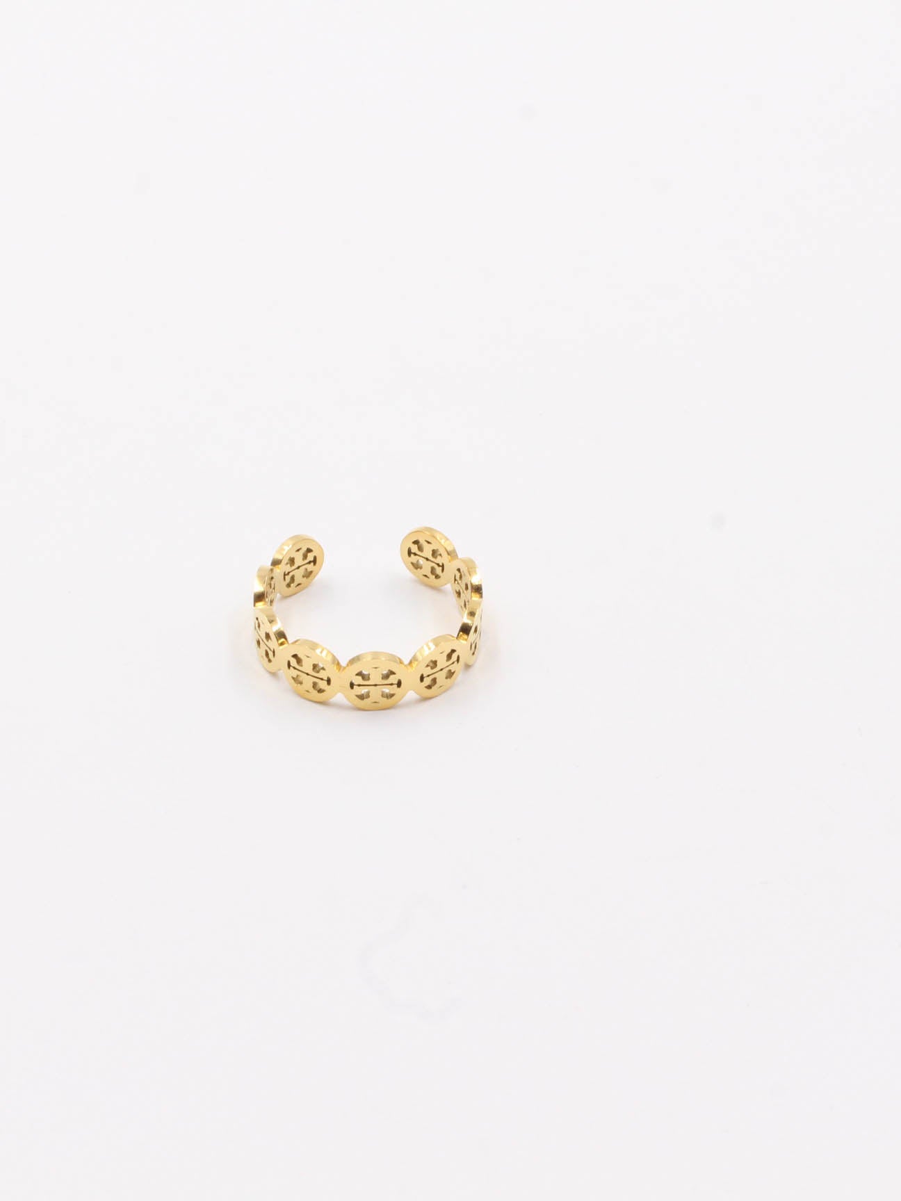 Tory Burch ring with circles - خاتم توري بورش بدوائر خواتم tory burch