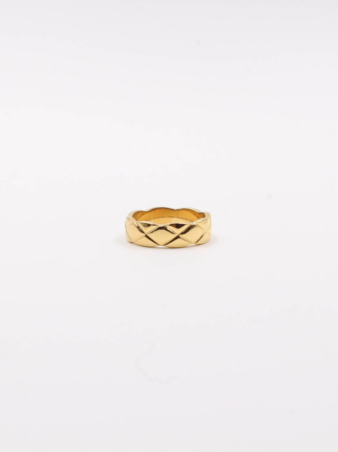 COCO CRUSH - شانيل خاتم لون ذهبي بتصميم فاخر خواتم chanel